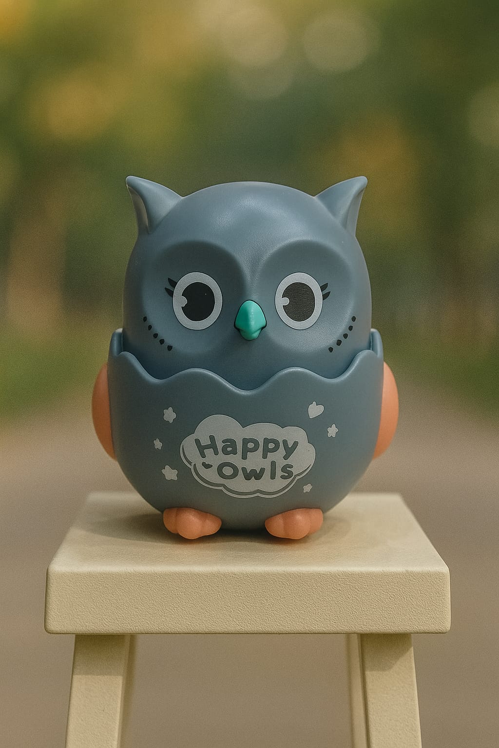 Happy Owly Push & Go Toy – Fun Wind-Up Owl for Toddlers