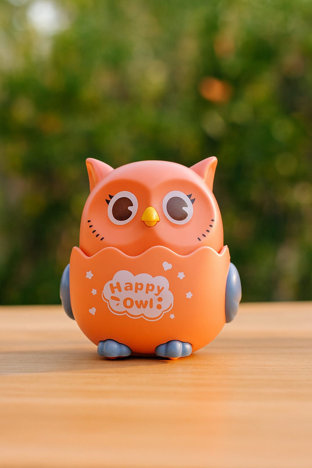 Happy Owly Push & Go Toy – Fun Wind-Up Owl for Toddlers