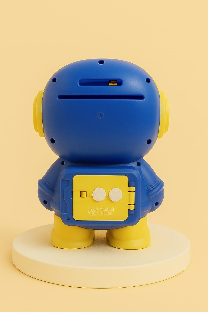 Space Astronaut Password Piggy Bank – Digital Coin Saver for Kids