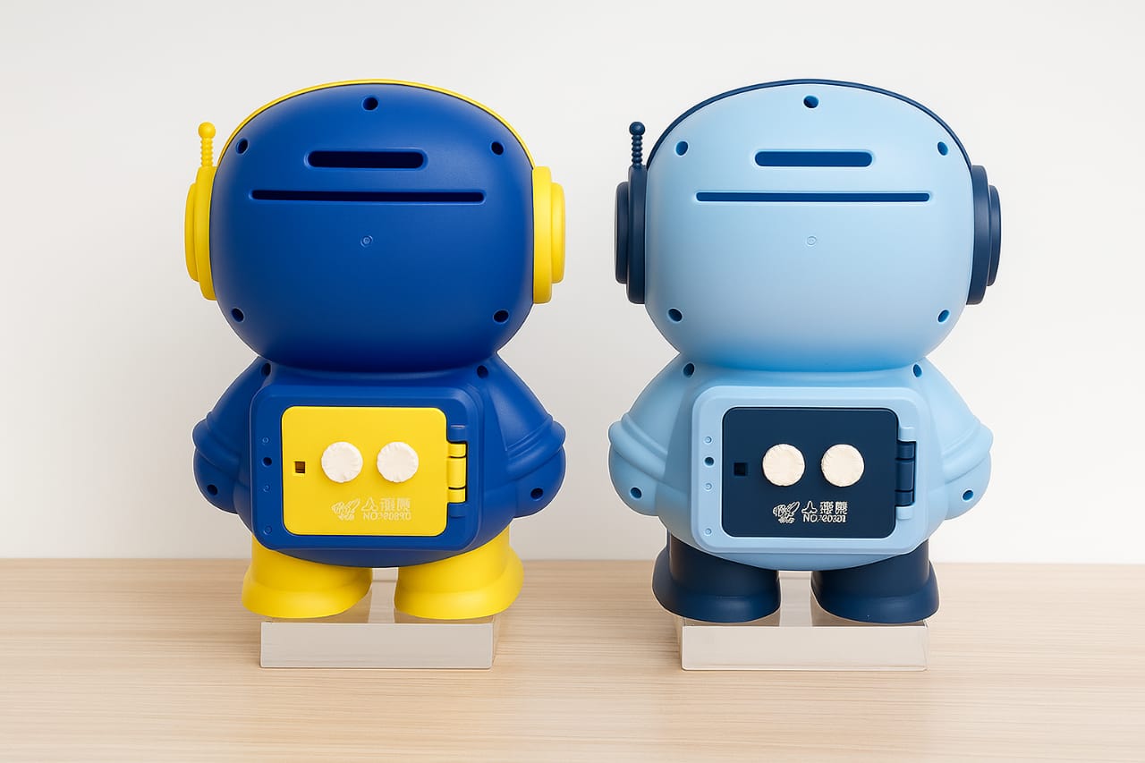 Space Astronaut Password Piggy Bank – Digital Coin Saver for Kids