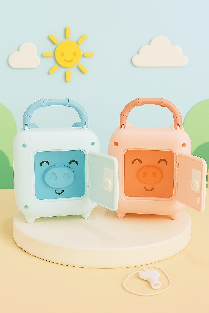 Cute Piglet Password Piggy Bank – Digital Lock Money Box for Kids