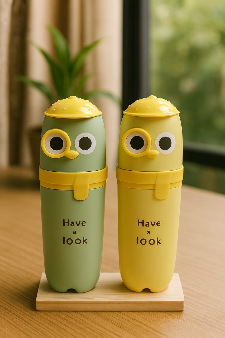 Have a Look" Kids Travel Toothbrush Holder – Cute & Portable Organizer