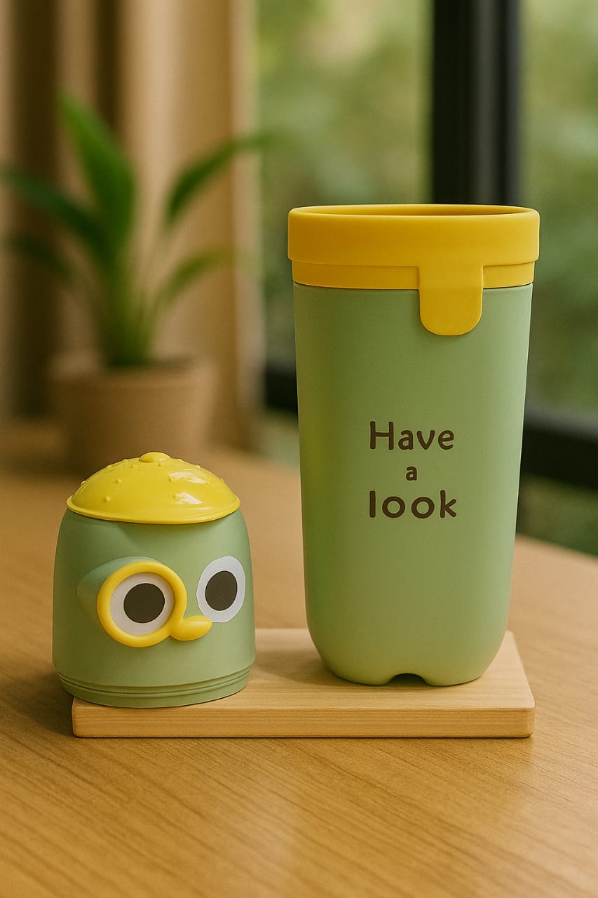 Have a Look" Kids Travel Toothbrush Holder – Cute & Portable Organizer