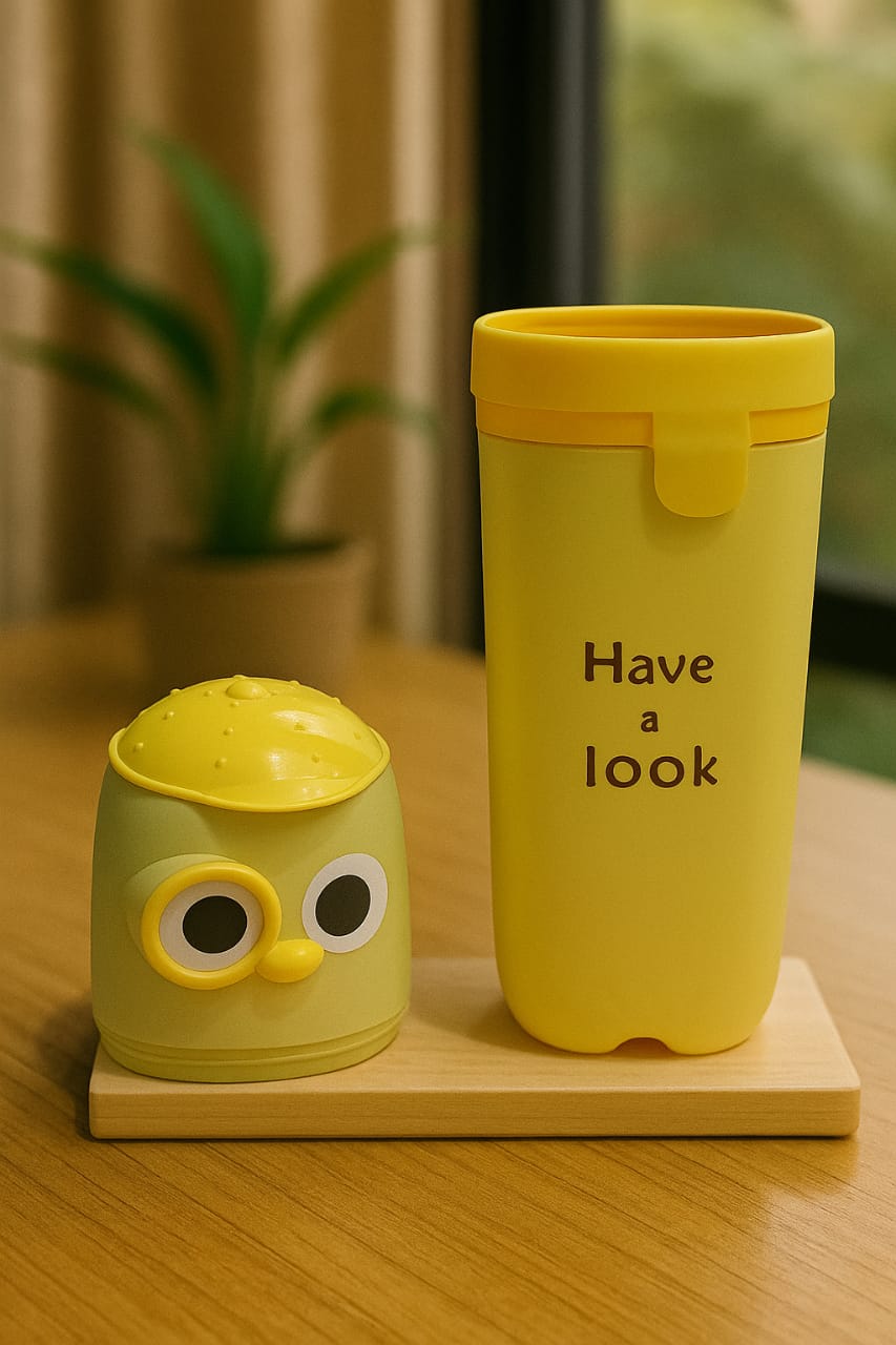 Have a Look" Kids Travel Toothbrush Holder – Cute & Portable Organizer