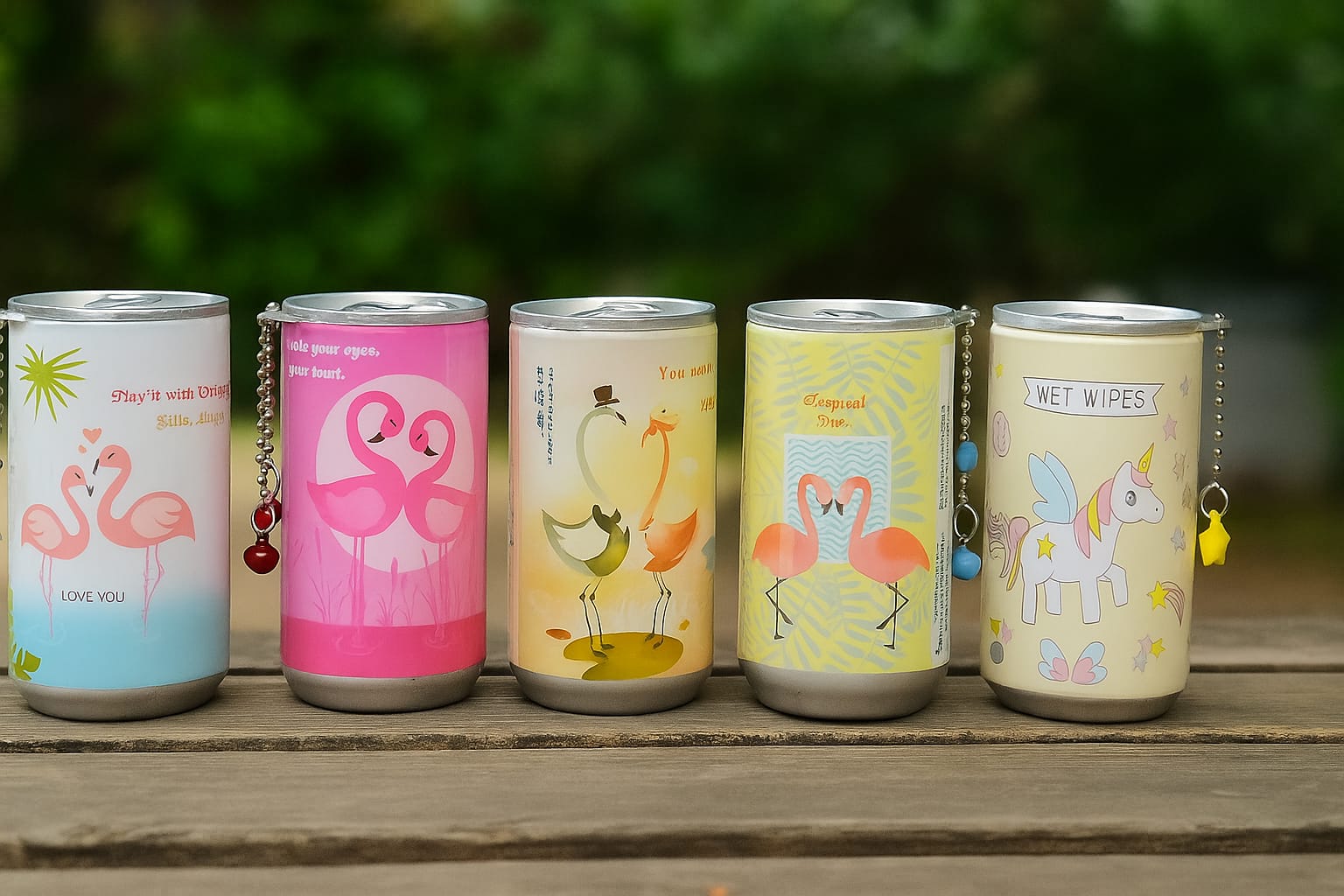 Mini Can Wet Wipes – Cute Travel Wipes in Reusable Can Design (Pack of 1)