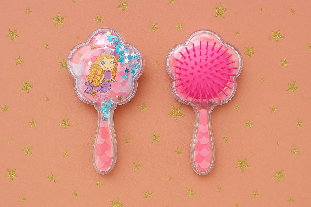 Princess Sparkle Hair Comb – Detangling Brush for Kids