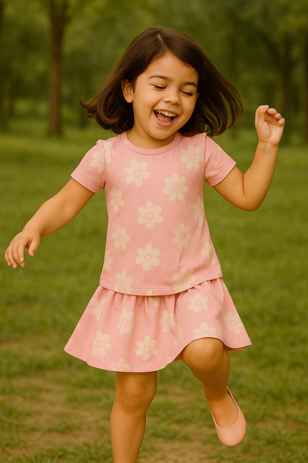 Daisy Delight Dress – Comfy & Cute Outfit for Girls