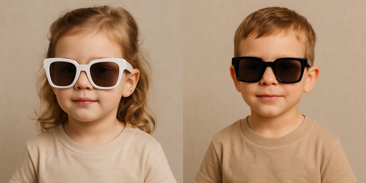 TinyTrendz Kids Oversized Sunglasses