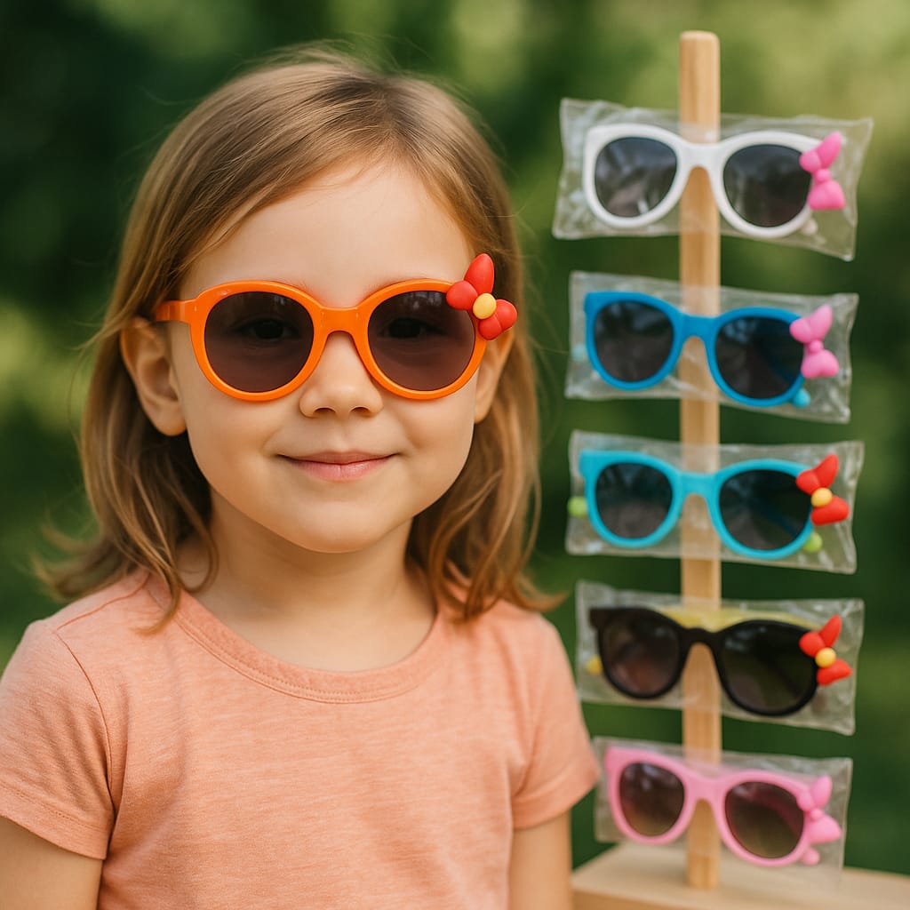 Kids Butterfly Charm Sunglasses – Colorful UV Protection Shades for Toddlers & Kids
