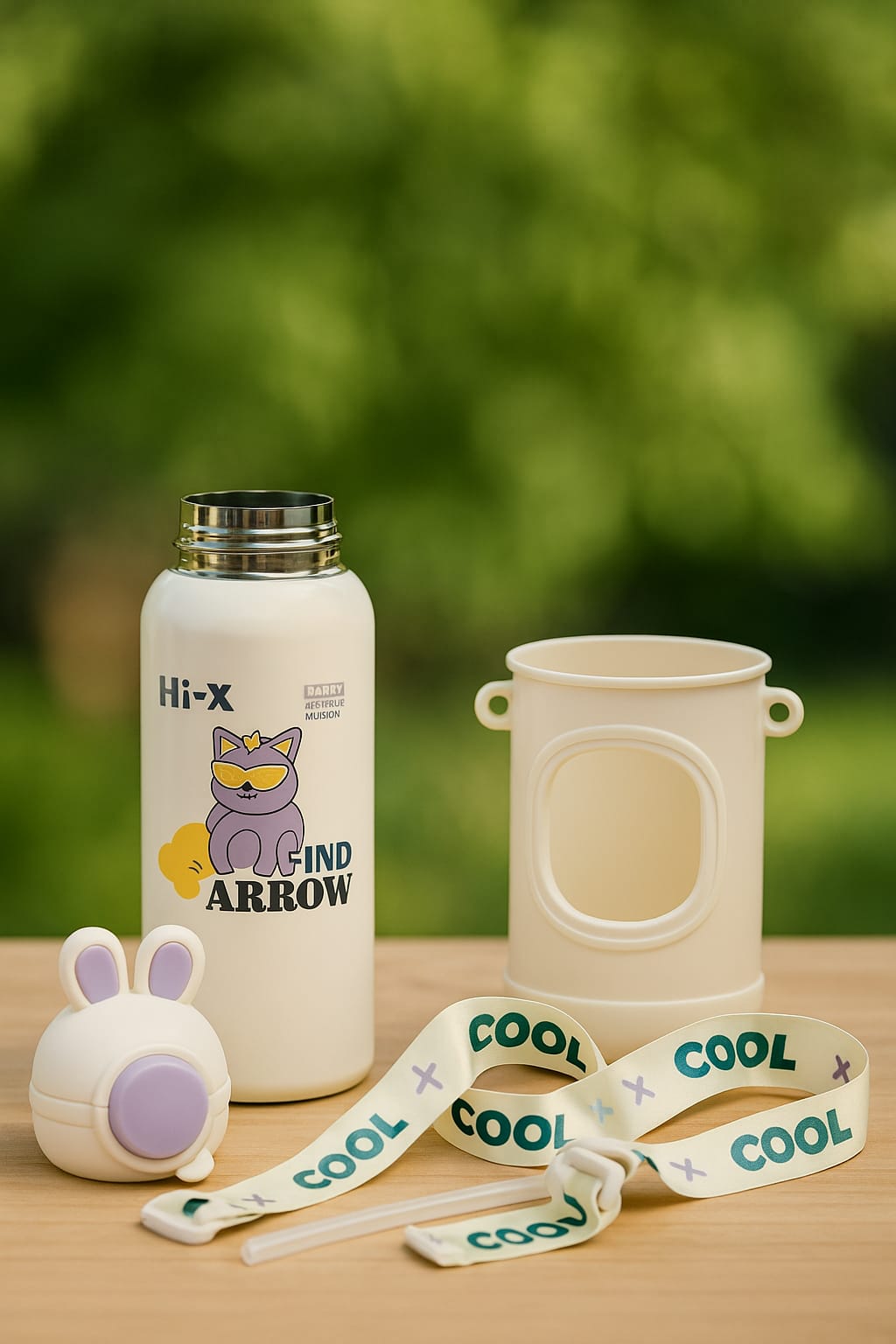 Bunny Buddy Kids Water Bottle – Cute, Quirky & Spill-Free!