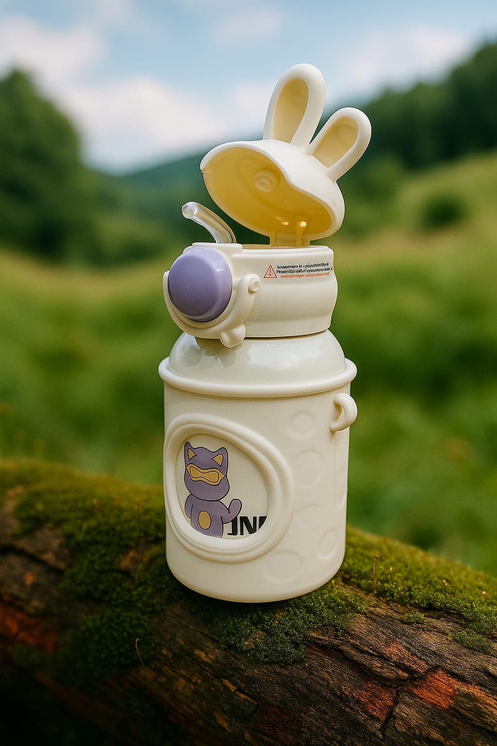 Bunny Buddy Kids Water Bottle – Cute, Quirky & Spill-Free!