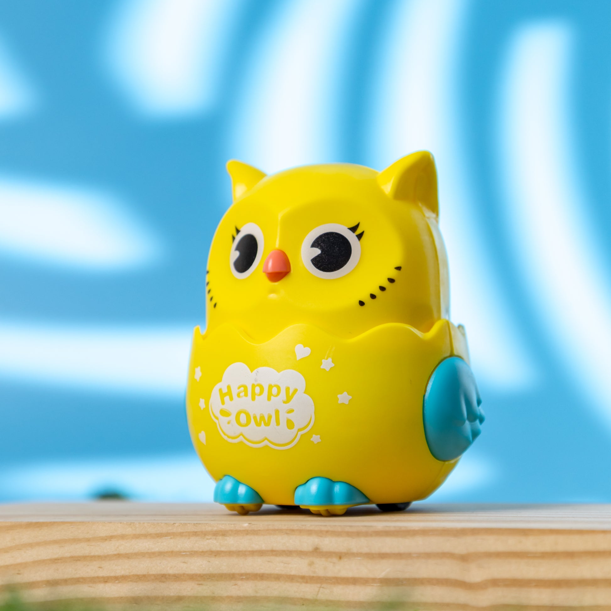 Happy Owly Push & Go Toy – Fun Wind-Up Owl for Toddlers