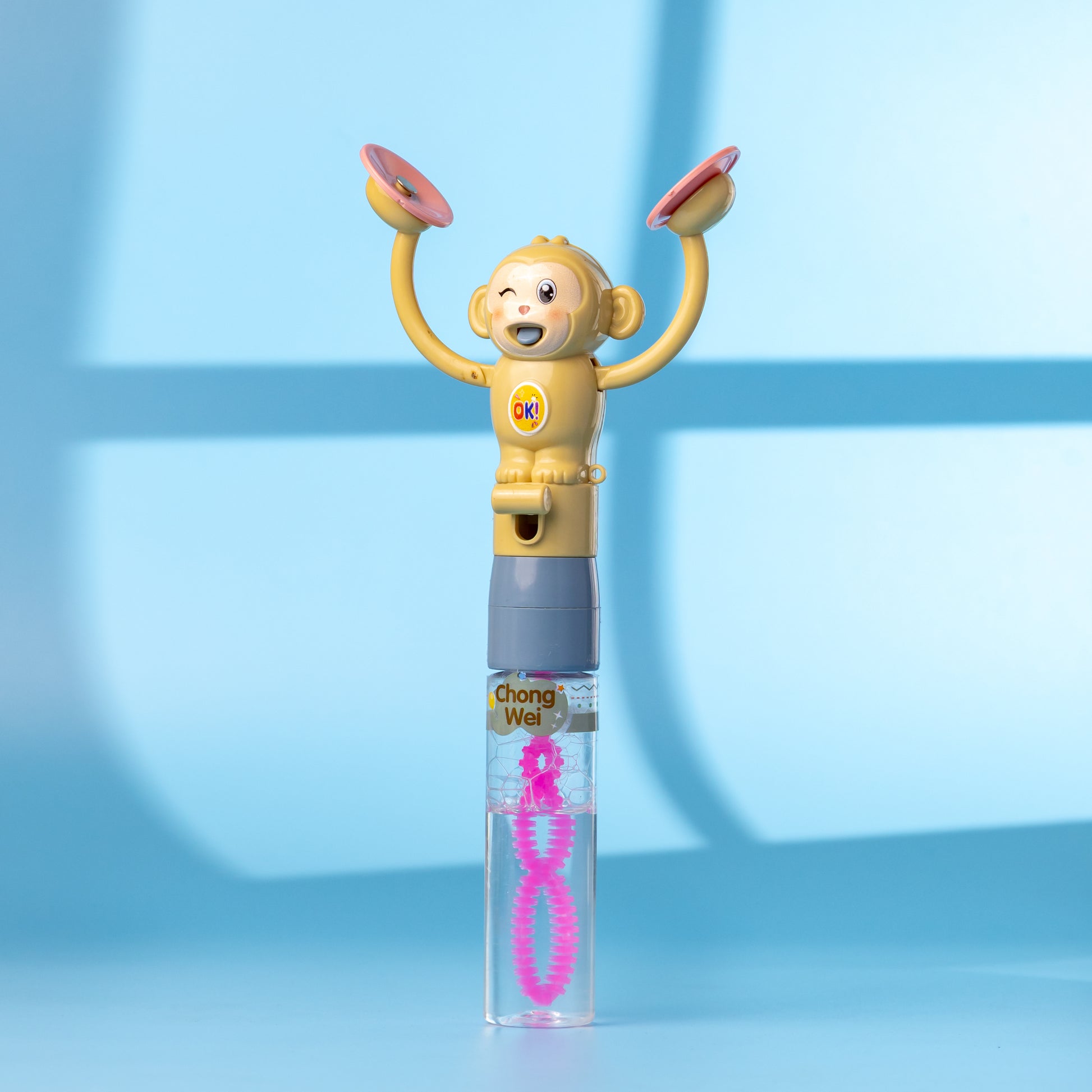 Animal Bubble Wand Toy – Monkey & Elephant Design