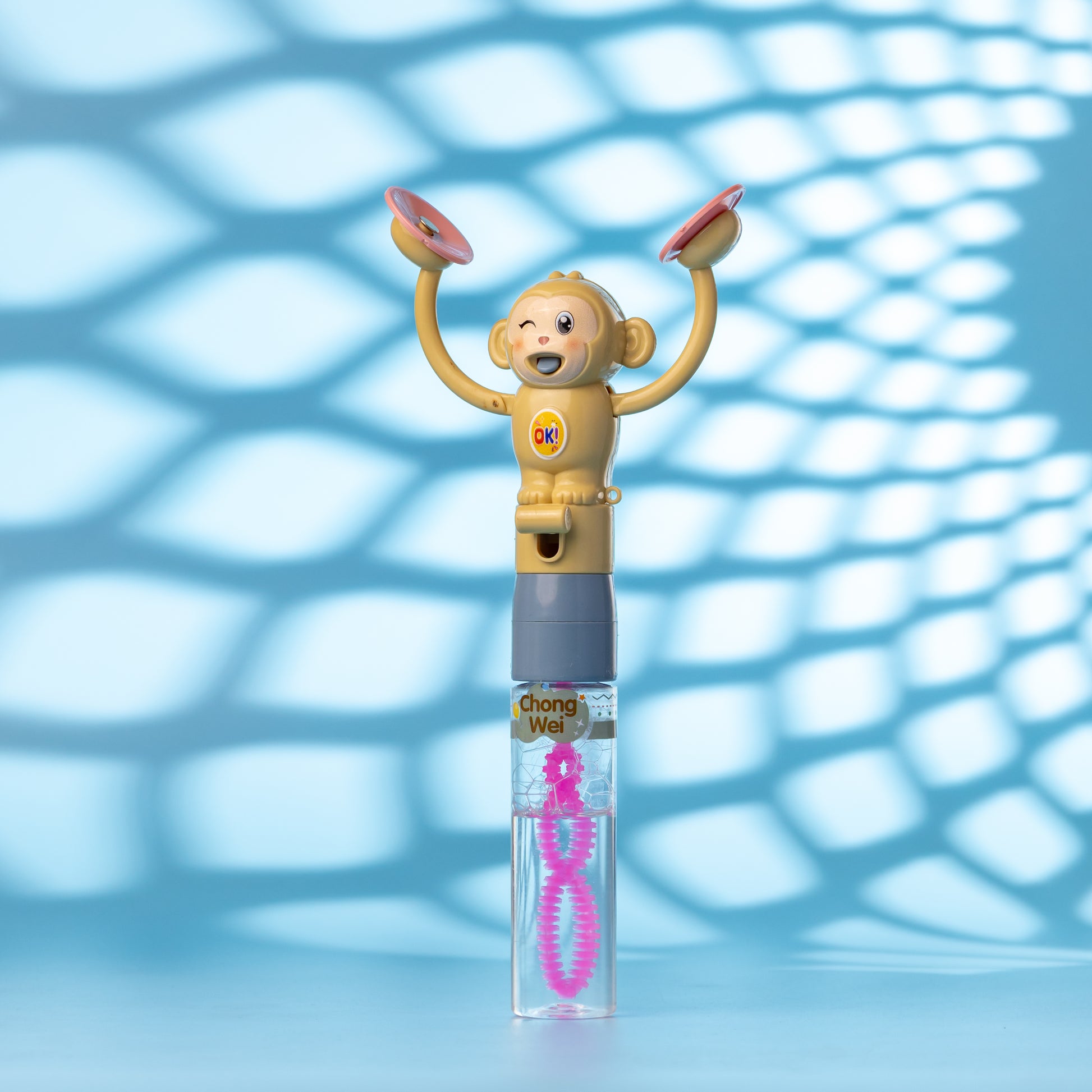 Animal Bubble Wand Toy – Monkey & Elephant Design