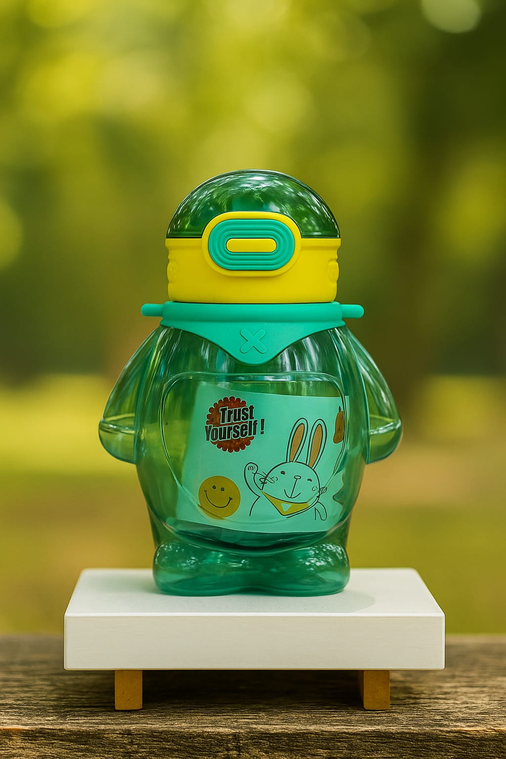 Astronaut Penguin Water Bottle – Kids Leakproof Space Bottle with Fun Stickers