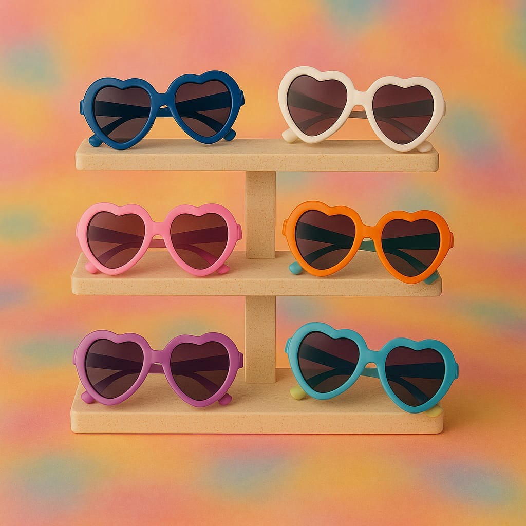 HeartPop Kids Sunglasses – Vibrant, Fun & UV-Protected Shades