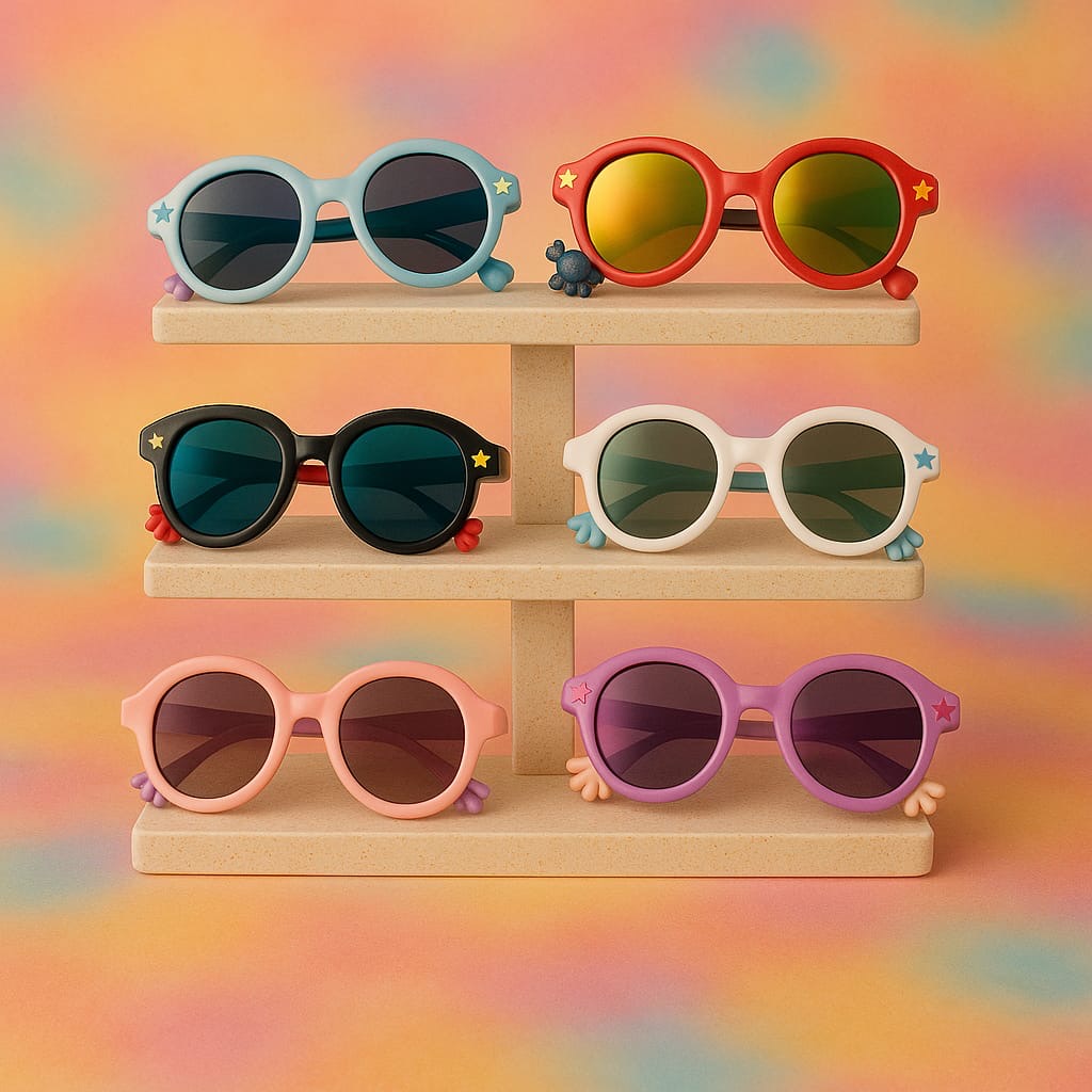 Kids Star Arm Sunglasses – Fun & Funky UV Protection Eyewear for Toddlers