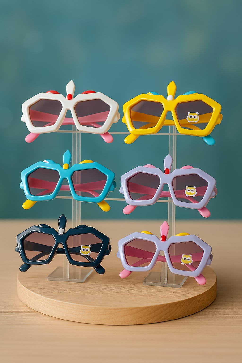 Kids Cartoon Owl Adventure Sunglasses – UV400 Protection